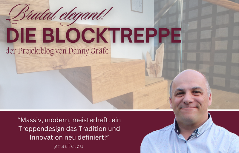 BRUTAL ELEGANT! Die Blocktreppe